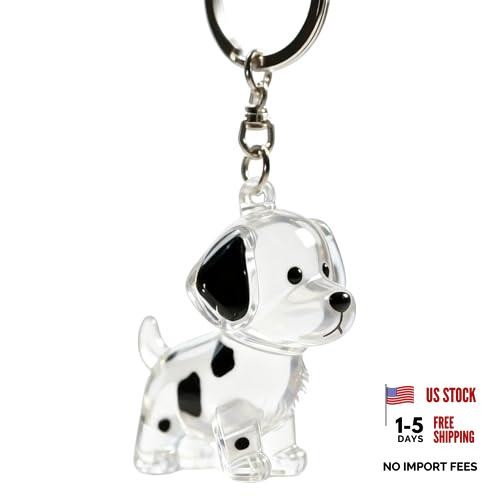 Dog Hair Keychain,Transparent Bottle for Fur,Dog Memorial Gifts for Loss,Pet