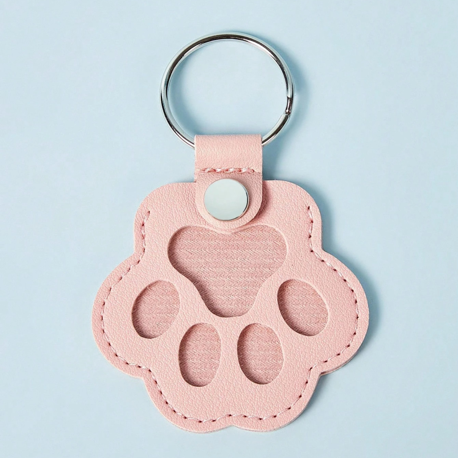 Pet Lost Hair Storage Keychain Cat & Dog Hair Memorial Bag Leather Pet Hair Bag