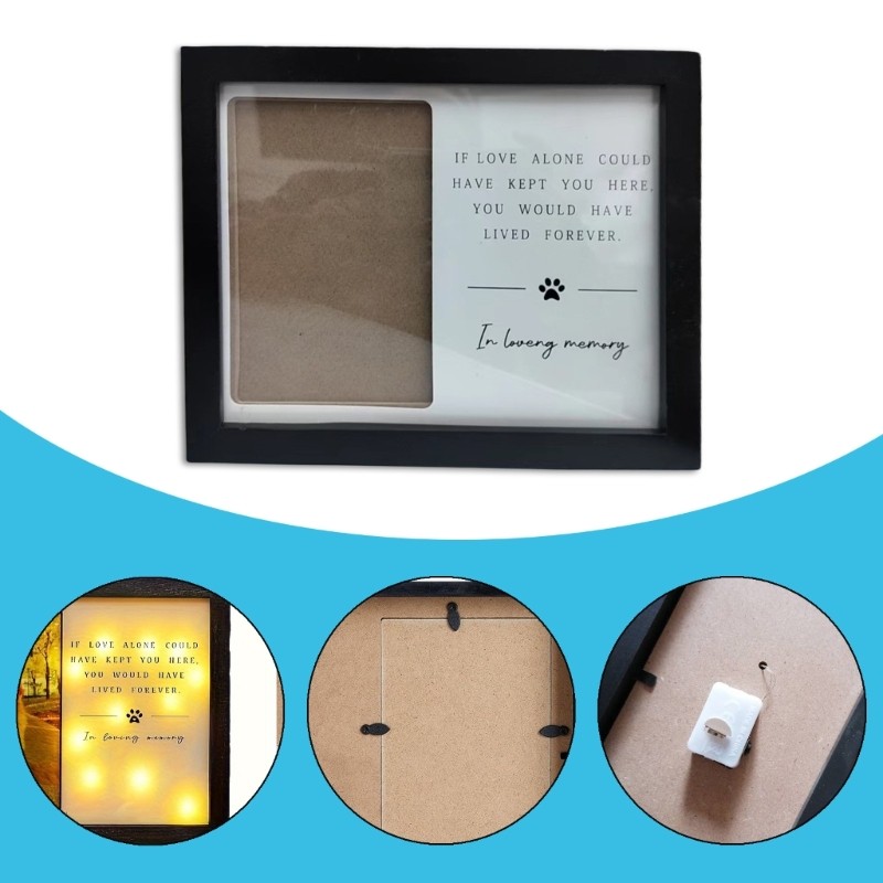 Compassionate Pet Loss Photo Frame for 4x6inch Photo Memorial Sympathy Gift