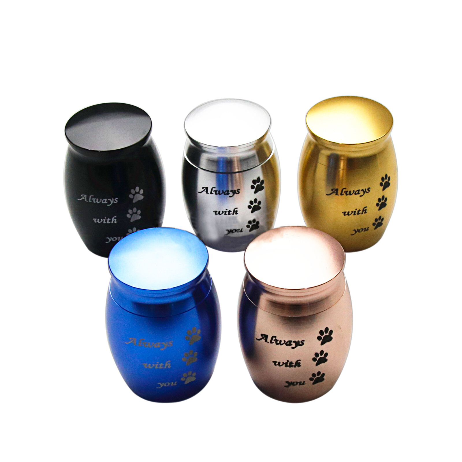 NEW Pet Mini Urn Miniature Funeral Cremation Urn Pet Ashes Holder Big 5 colors
