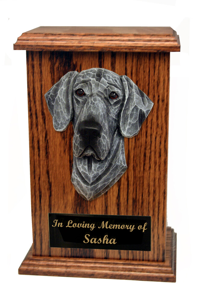 Great Dane Natural Memorial Urn