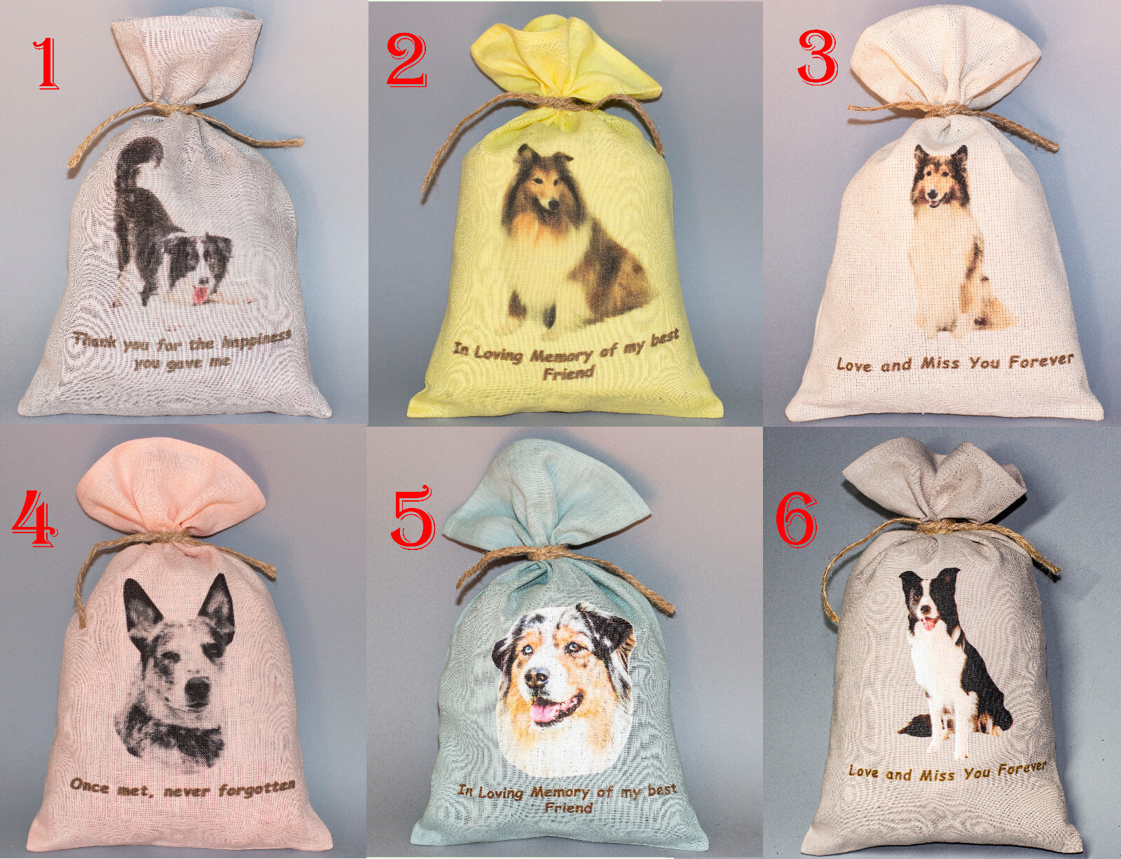 Unique Urn Dog Ashes Border Collie Memorial Statue Pet Grave Decor Figure Animal