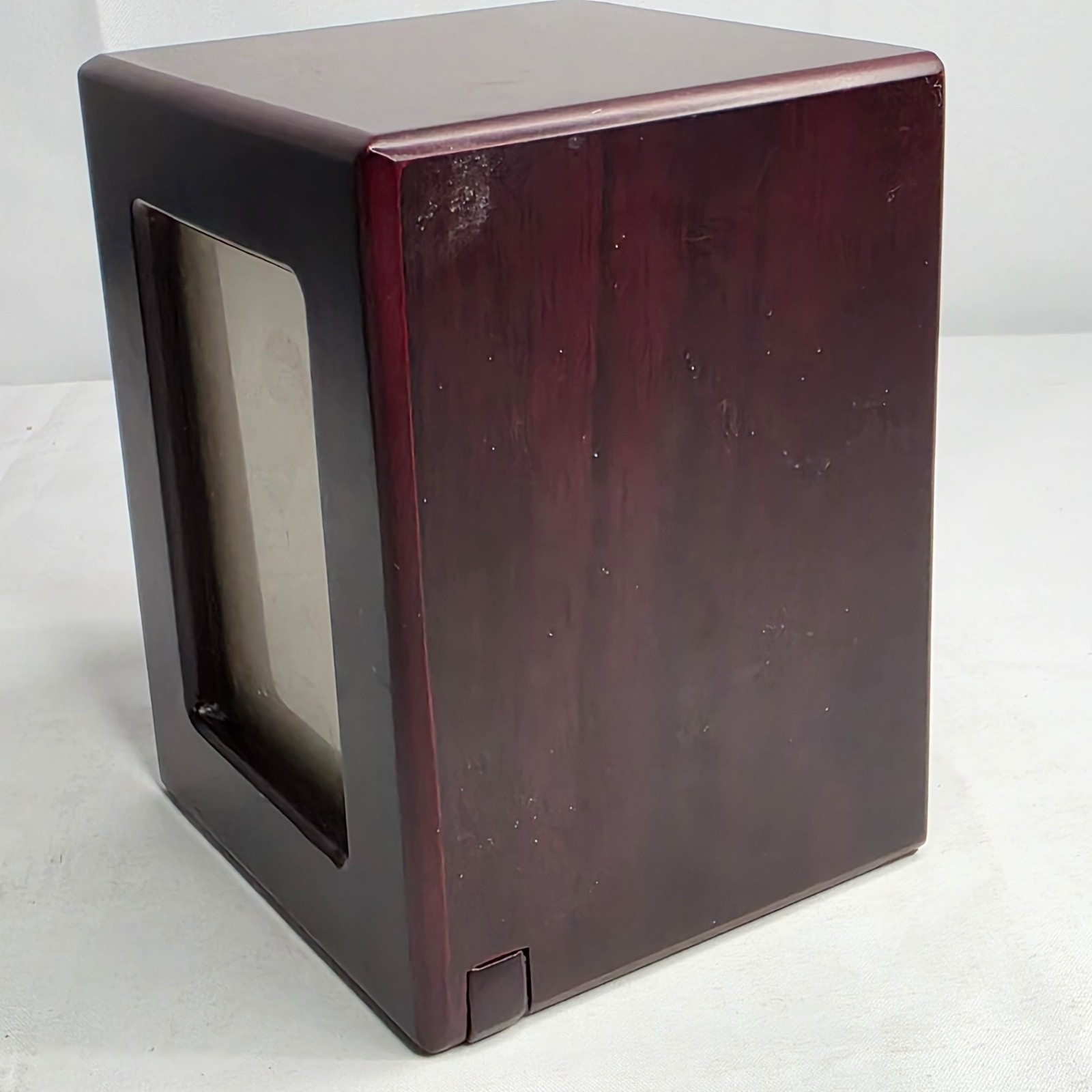 Cherry Wood Photo Box Urn Human Keepsake Pet Cremation Memorial Loss Remembrance