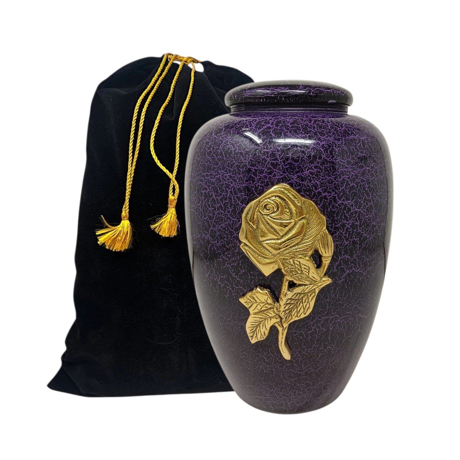 Decorative Purple for Human Ashes Adult Female 10 Inch Cremation Urns for Women