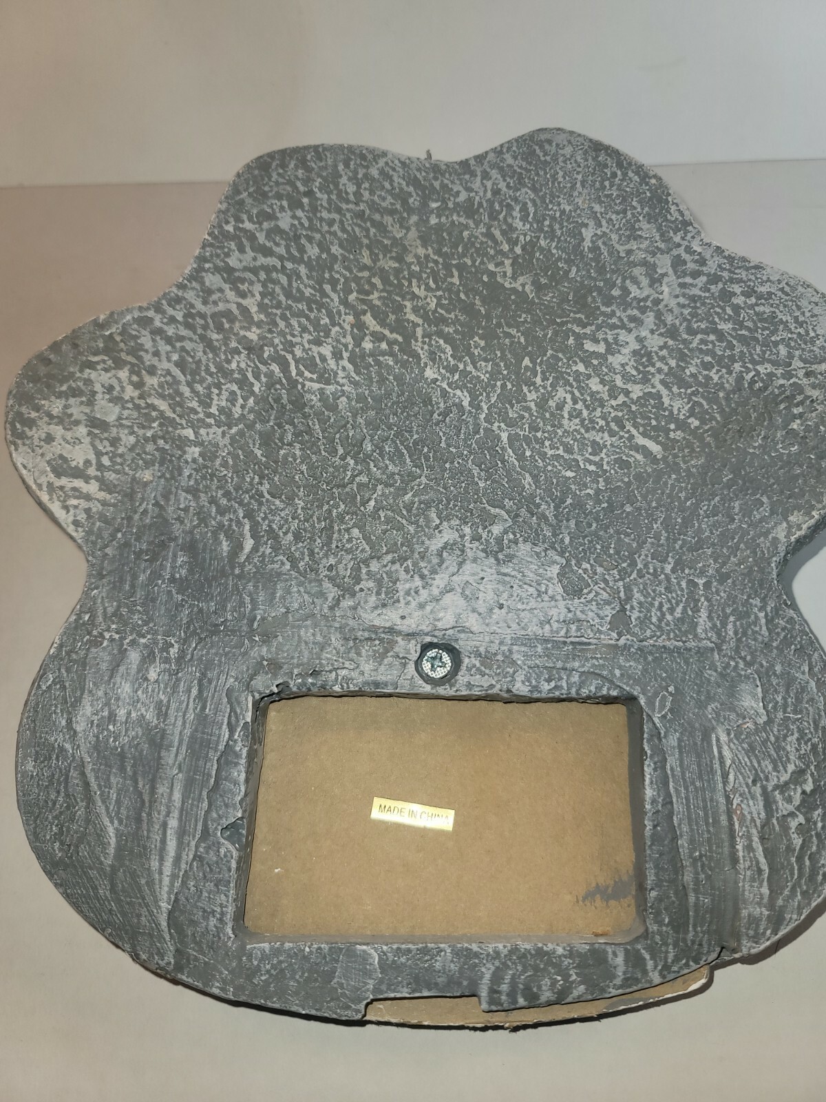 Large Paw Print Pet Memorial Stone – Sympathy Poem – Indoor/out Paw Print Stone