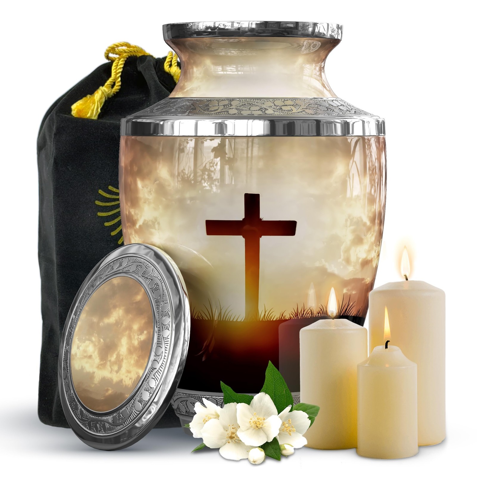 Transcendent Cross Urn for Ashes Adult Male/Female, Cremation Urns for Human …