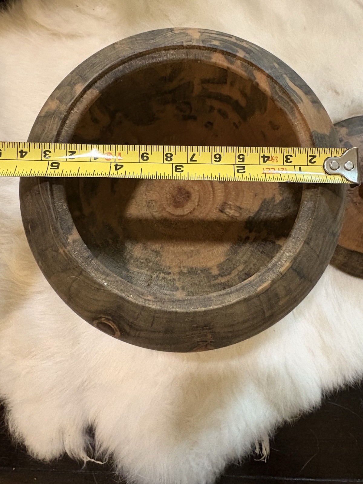 Handcrafted Wooden Pet Keepsake Bowl Dog Or Cat