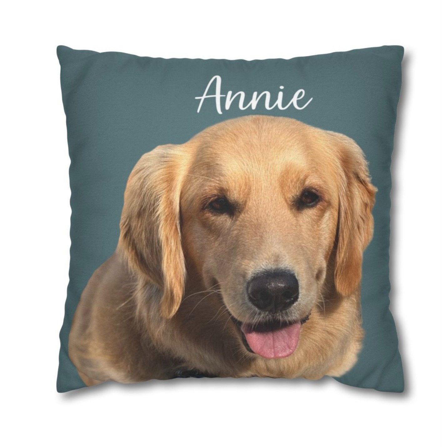 Custom Pet Photo Throw Pillow Insert Included Printed on 2 Sides Made in USA