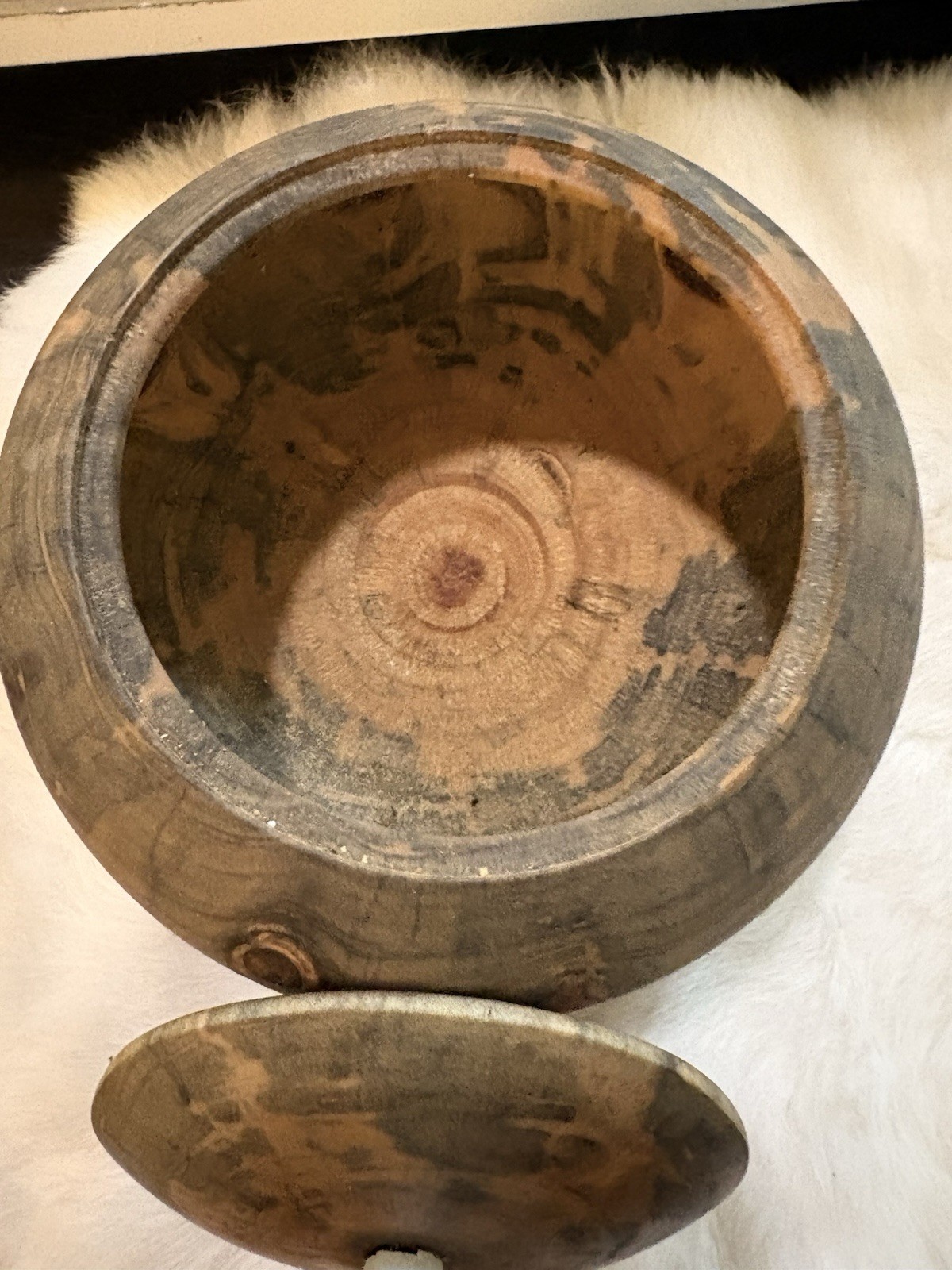 Handcrafted Wooden Pet Keepsake Bowl Dog Or Cat