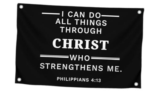 3×5 Ft Religious Christian Polyester Single Sided Flag I Can Do All Things