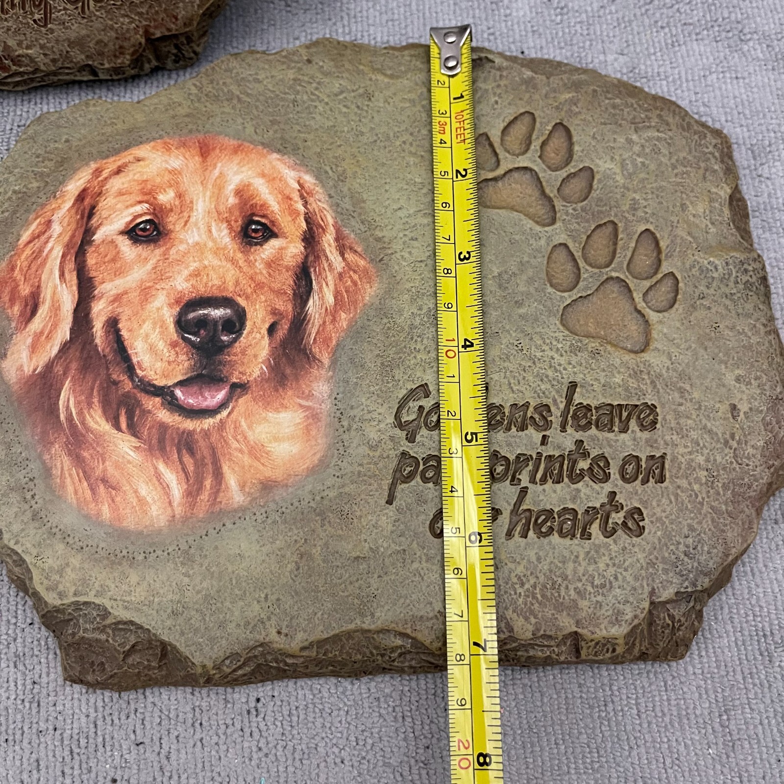 Golden: Forever in Our Hearts by Linda Picken Art Pet Memorial Portrait Set 0f 3
