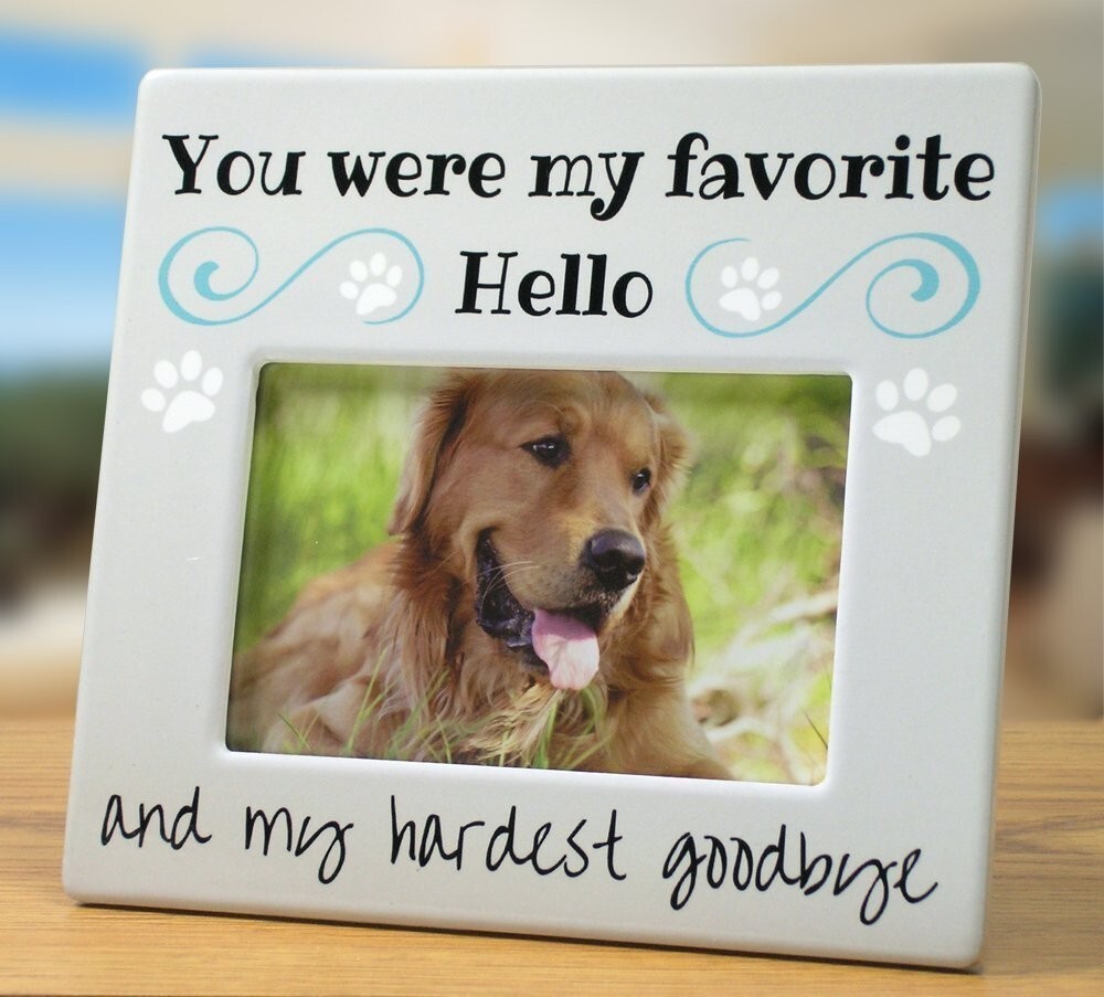 Pet Remembrance Gift – Pet Memorial Picture Frame -Bereavement Photo Frame #2355
