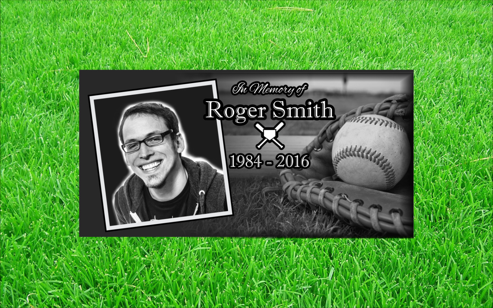 Personalized Pet Stone Memorial Grave Marker Granite Plaque Human headstone